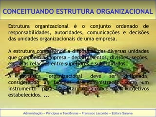 Administração de empresas estrutura organizacional. | PPT