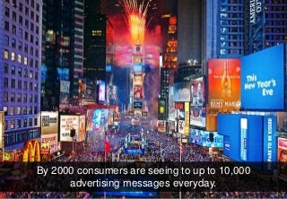 By 2000 consumers are seeing to up to 10,000
                              advertising messages everyday.
© 2013 Adobe Systems Incorporated. All Rights Reserved. Adobe Confidential.   15
 