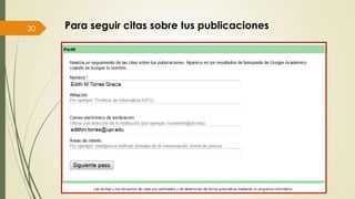 30

Para seguir citas sobre tus publicaciones

 