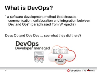 DevOps @ OpenShift Online | ODP