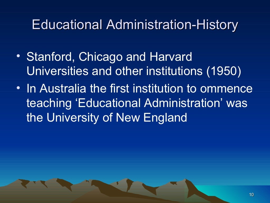 Educational Administration