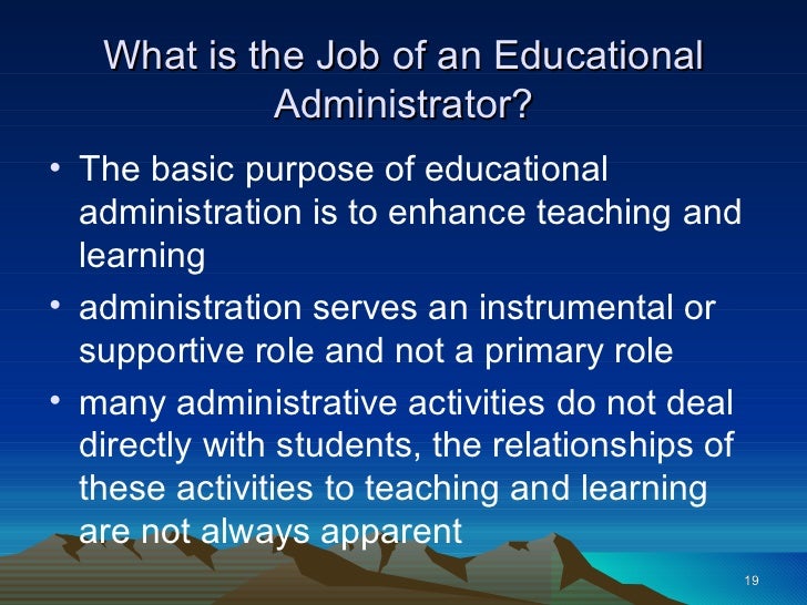 Educational Administration