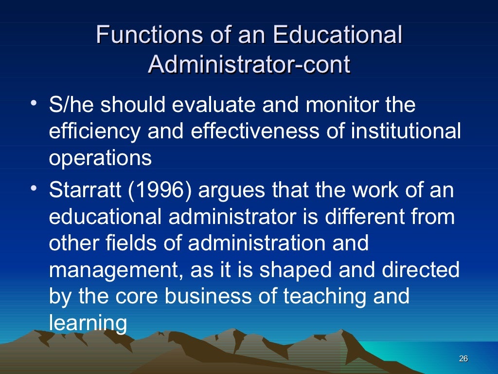 Educational Administration