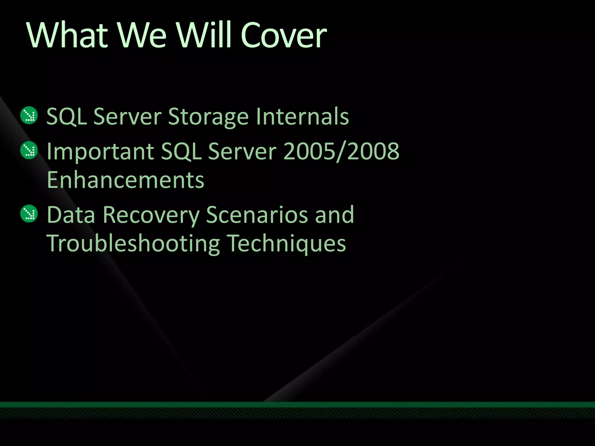 Admin Advanced Data Recovery And Troubleshooting With Sql Server 2008