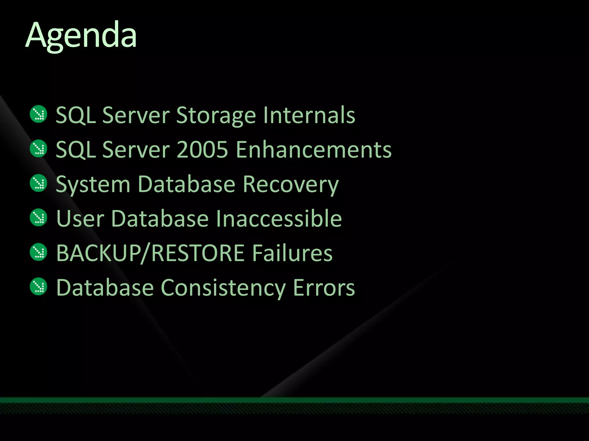 Admin Advanced Data Recovery And Troubleshooting With Sql Server 2008