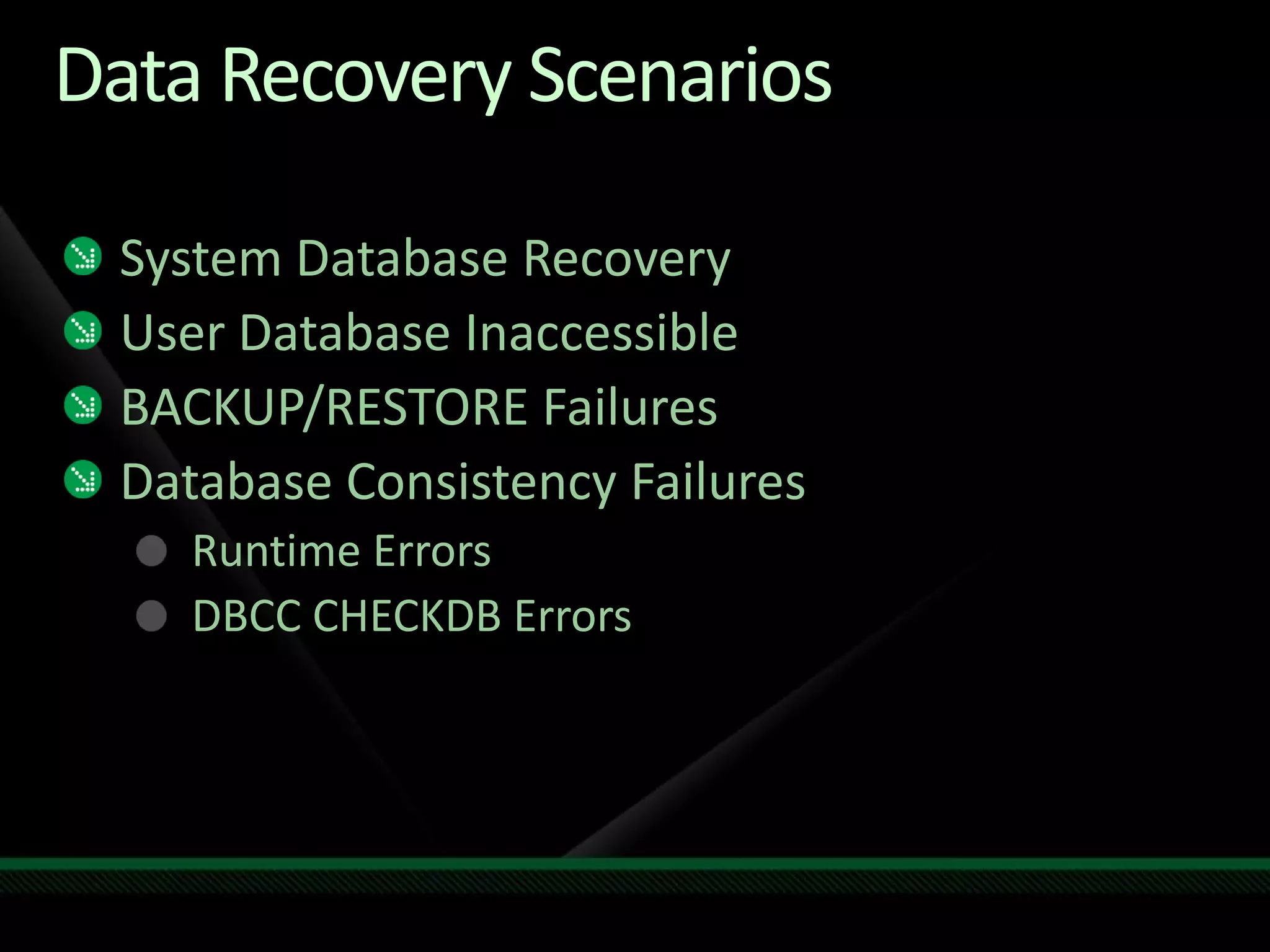 Admin Advanced Data Recovery And Troubleshooting With Sql Server 2008