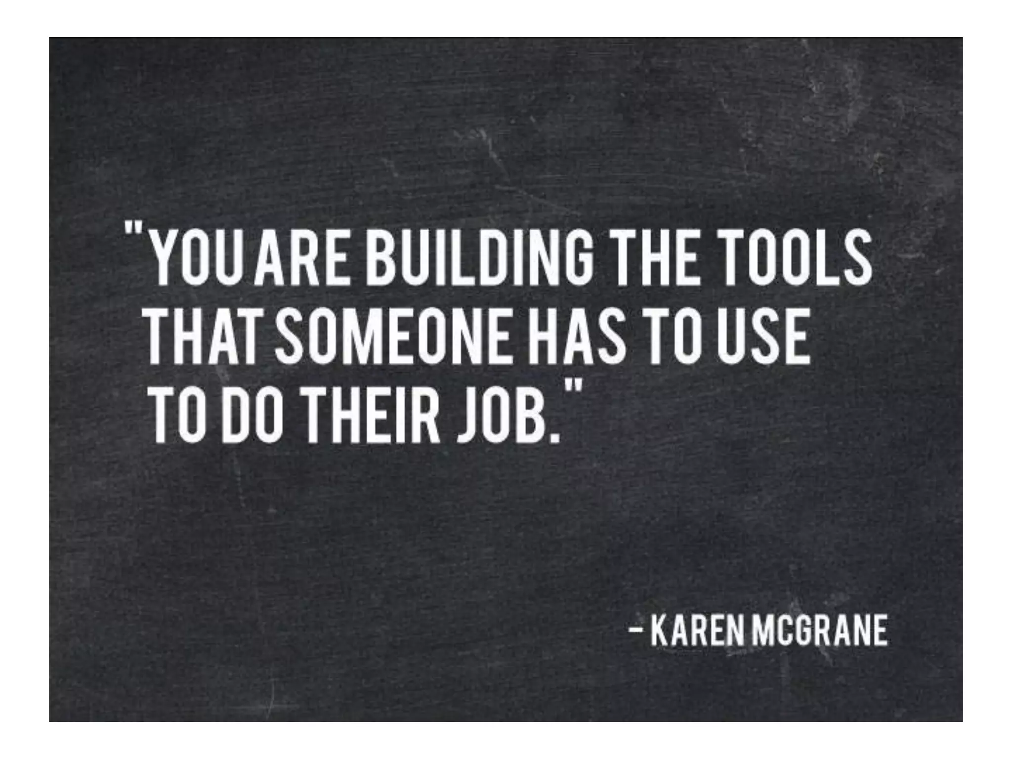 The Administrative Backend - Designing an Experience for the OTHER Users!