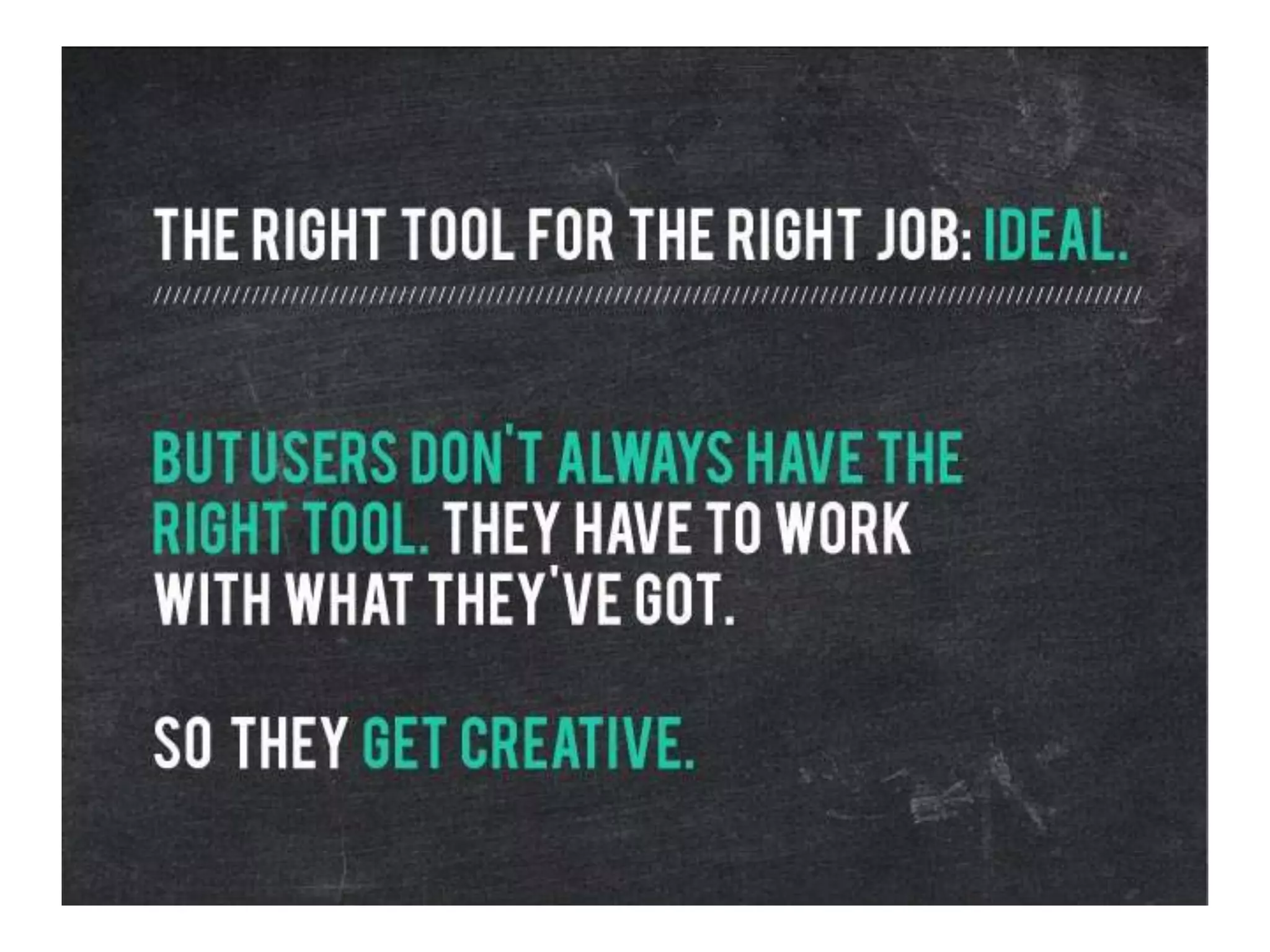 The Administrative Backend - Designing an Experience for the OTHER Users!