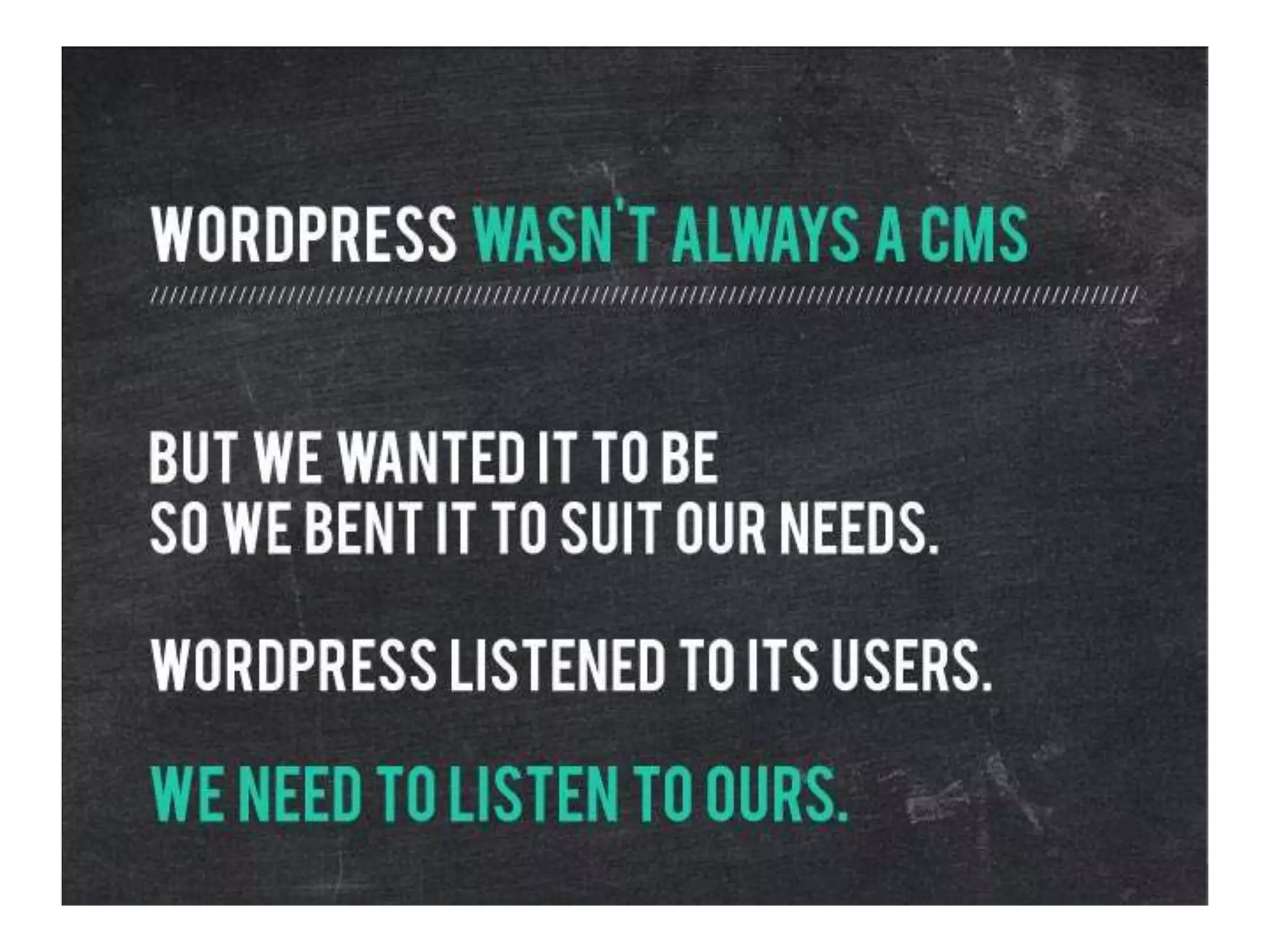 The Administrative Backend - Designing an Experience for the OTHER Users!