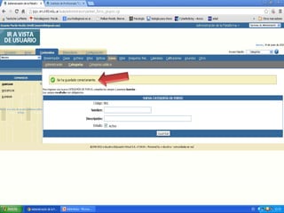 Administración de Aulas Virtuales e-ducativa