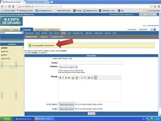 Administración de Aulas Virtuales e-ducativa