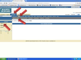 Administración de Aulas Virtuales e-ducativa