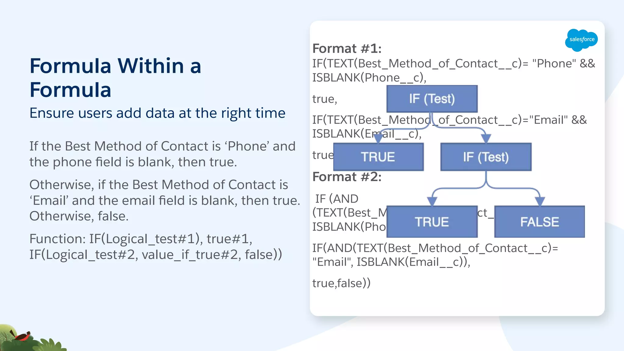 Admin Best Practices: Building Useful Formulas