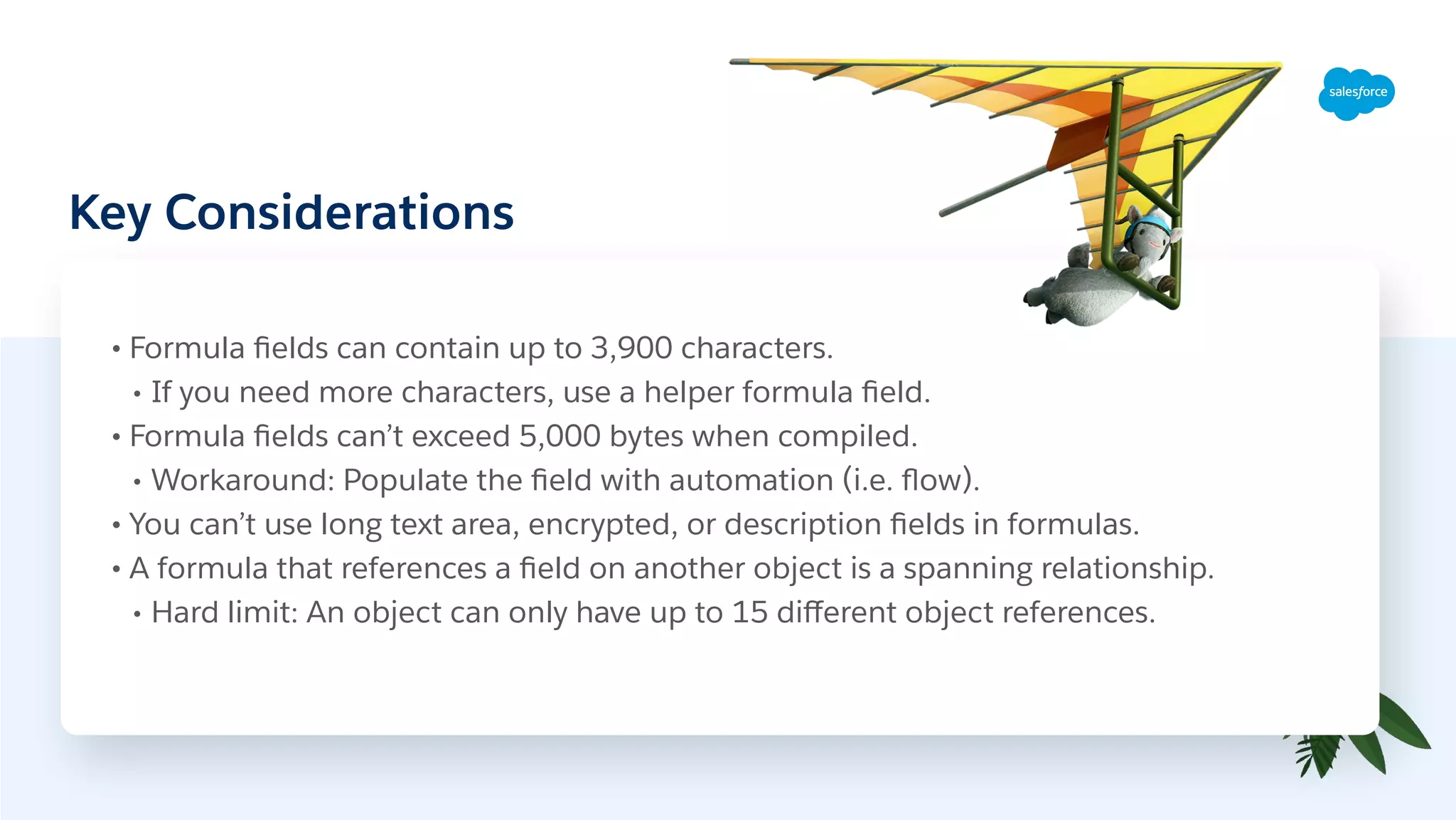 Admin Best Practices: Building Useful Formulas