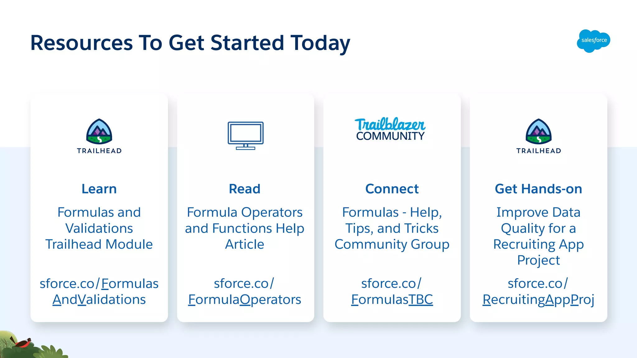 Admin Best Practices: Building Useful Formulas