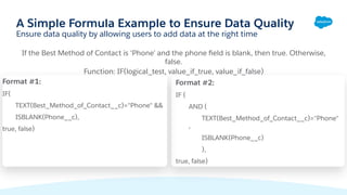 Admin Best Practices: Building Useful Formulas