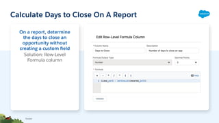 Admin Best Practices: Building Useful Formulas