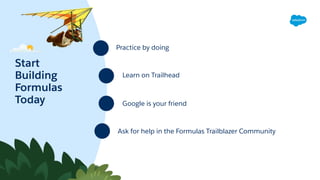 Admin Best Practices: Building Useful Formulas