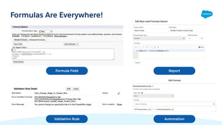 Admin Best Practices: Building Useful Formulas