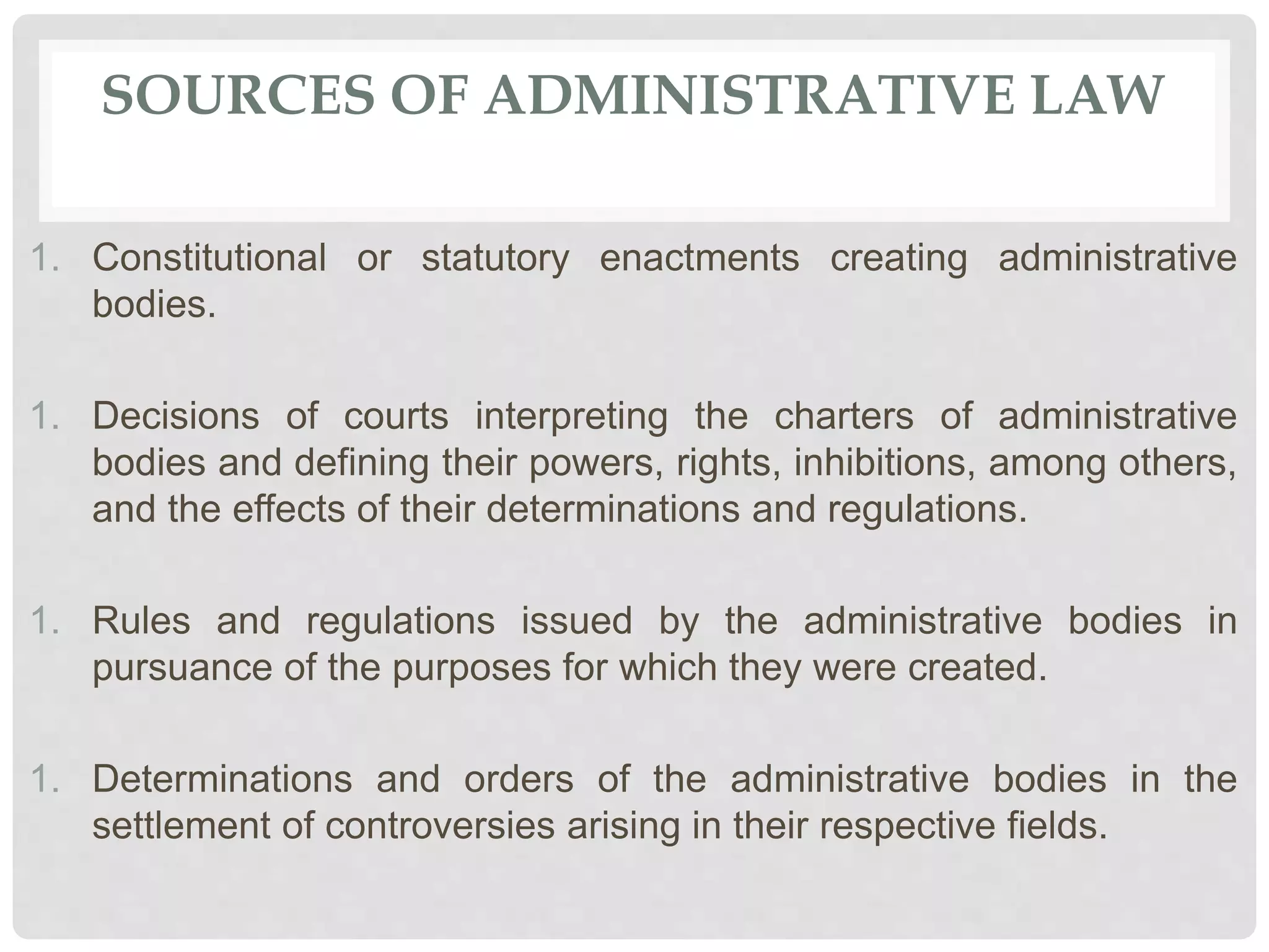 Admin concept and procedure | PPT