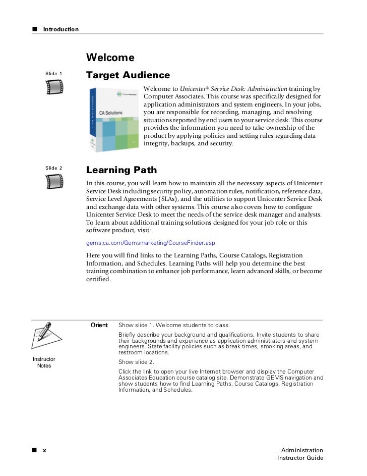 CA Service Desk Administrator Guide with Examples