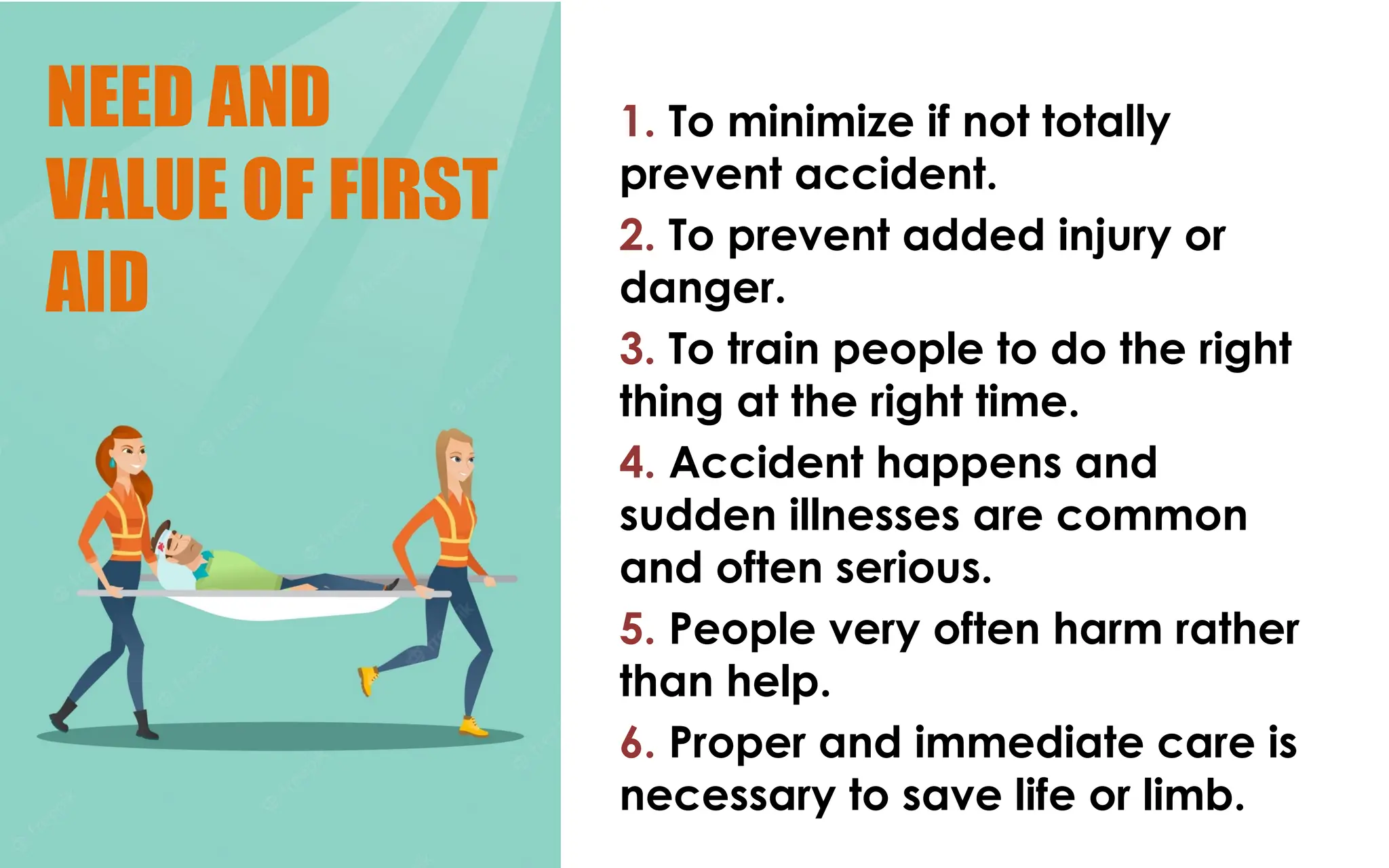 Administering First Aid treatment to avoid incidents | PPT