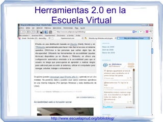 Herramientas 2.0 en la  Escuela Virtual Servicio de referencia a través de mensajería instantánea. Skype: ev_pnud_biblioteca 