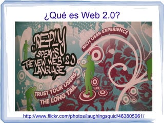 Agenda Definición de Web 2.0 