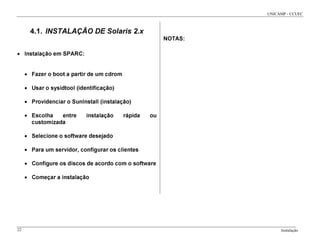 Administração de Sistema Unix