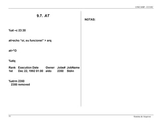 Administração de Sistema Unix