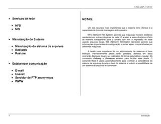 Administração de Sistema Unix