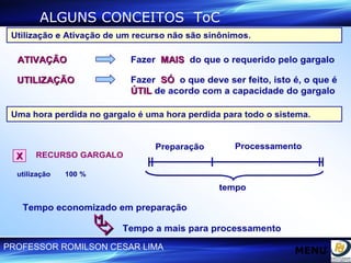 ALGUNS CONCEITOS  ToC MENU 