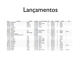 Lançamentos
 