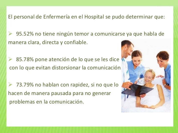 Barreras de comunicación en Enfermería