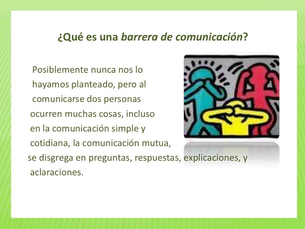 Barreras de comunicación en Enfermería