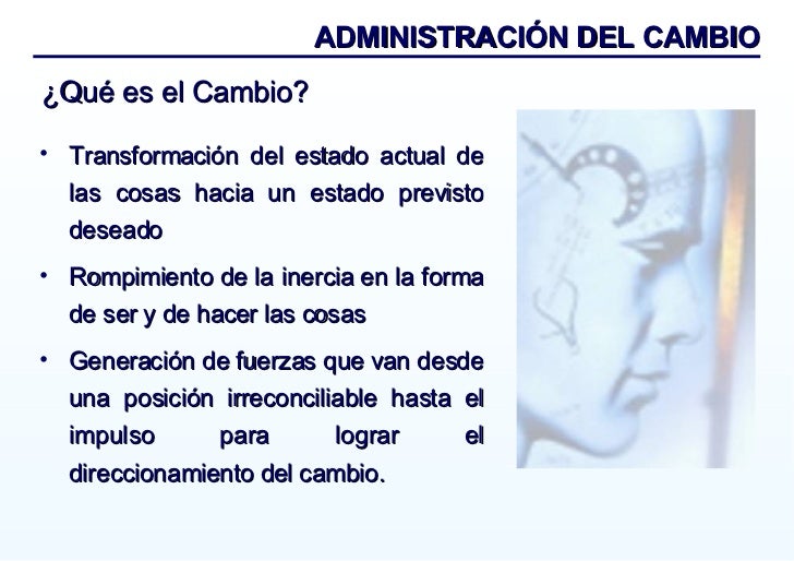 Administración del Cambio