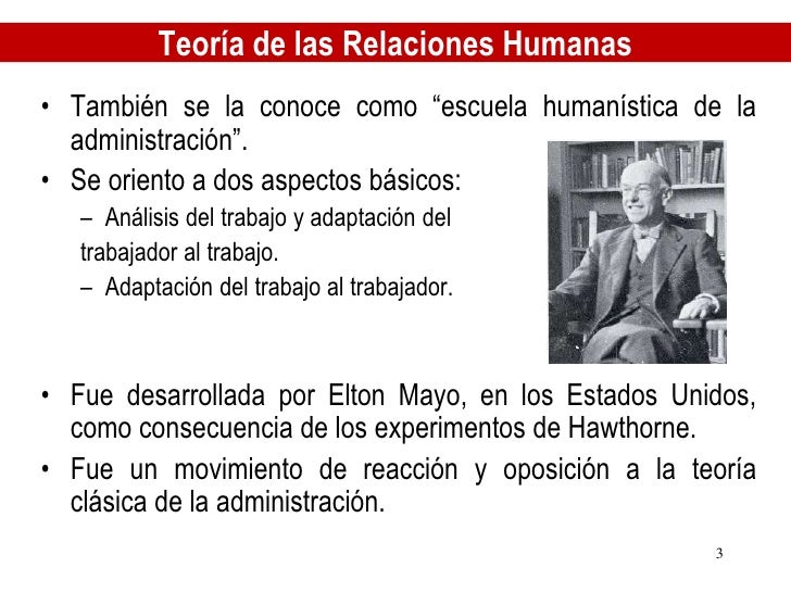 Administración 7ma sem teoría de las relaciones humanas