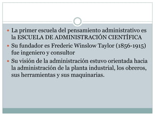 Administración Cientifica