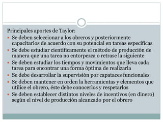 Administración Cientifica