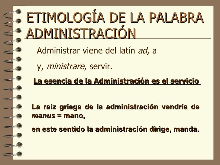 Administración conceptos