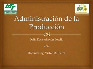 Dalia Rosa Alarcón Botello
4°A
Docente: Ing. Victor M. Ibarra
 