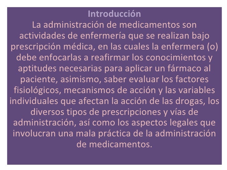 Introduccion A La Farmacologia Y Administracion De Medicamentos Aiep