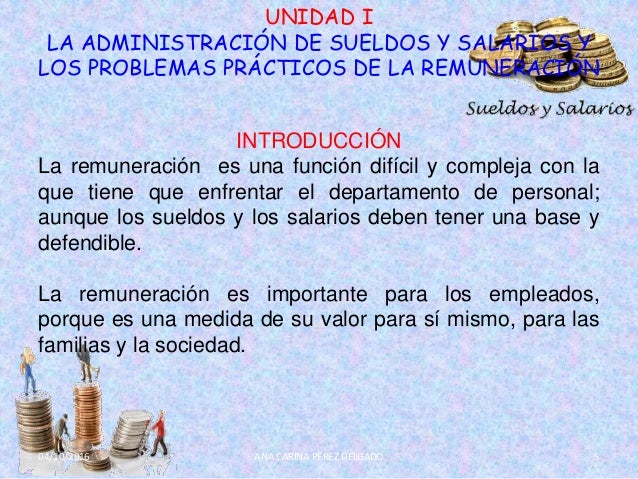 Administración de sueldos y salarios clase