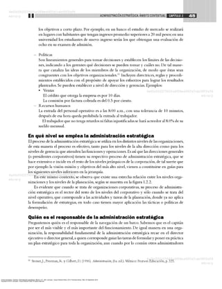Torres Hernández, Zacarías. Administración estratégica. México, D.F., MX: Larousse - Grupo Editorial Patria, 2014. ProQuest ebrary. Web. 24 September 2016.
Copyright © 2014. Larousse - Grupo Editorial Patria. All rights reserved.
 