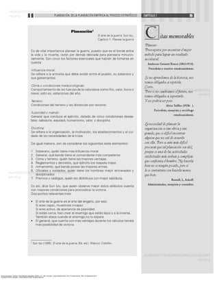 Torres Hernández, Zacarías. Administración estratégica. México, D.F., MX: Larousse - Grupo Editorial Patria, 2014. ProQuest ebrary. Web. 24 September 2016.
Copyright © 2014. Larousse - Grupo Editorial Patria. All rights reserved.
 