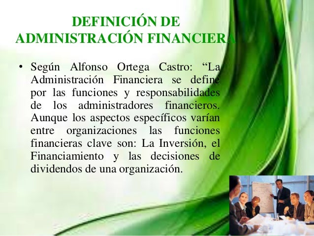 Administración financiera