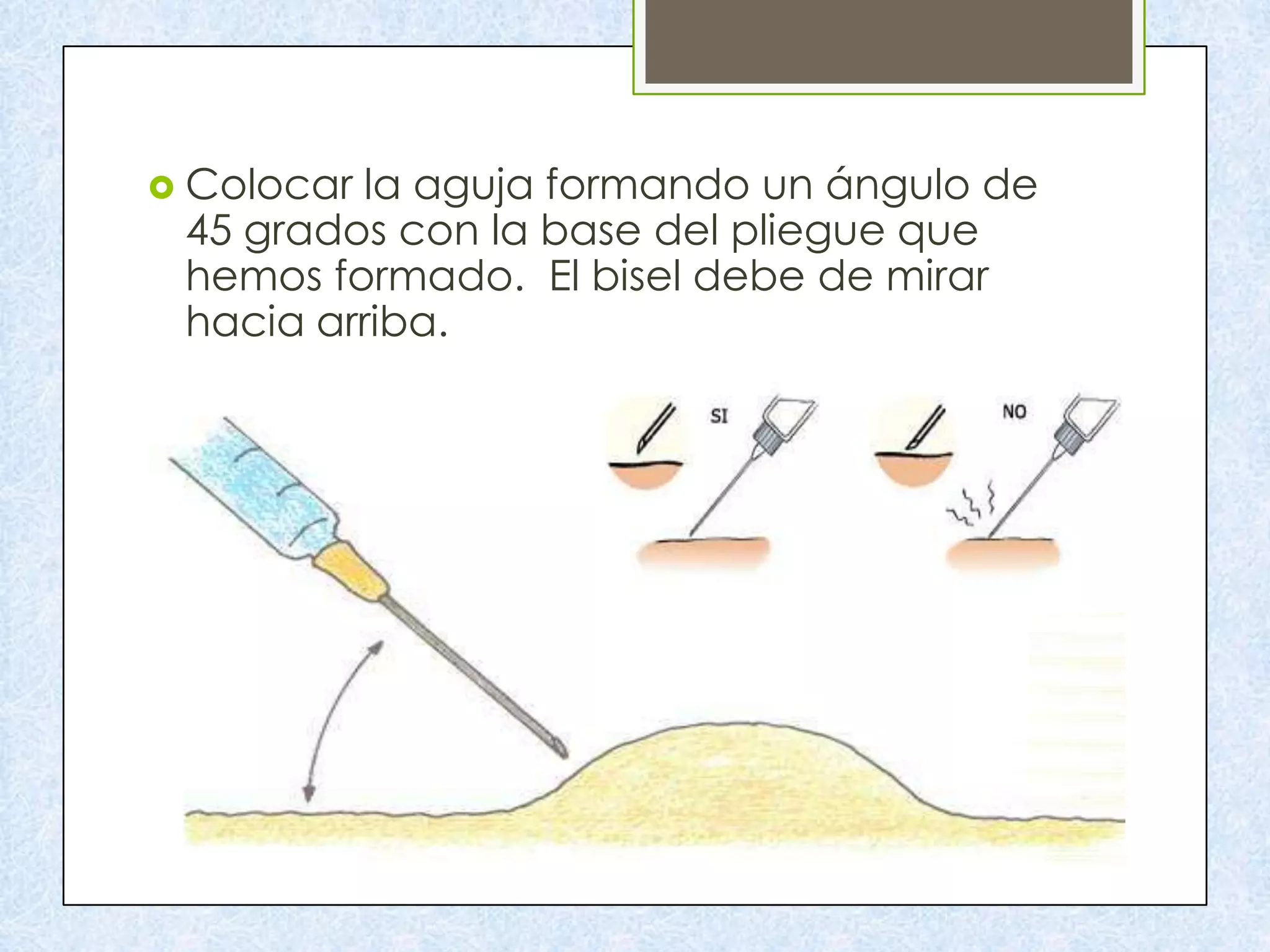 Bisel Administración parenteral de medicamentos | PPTX