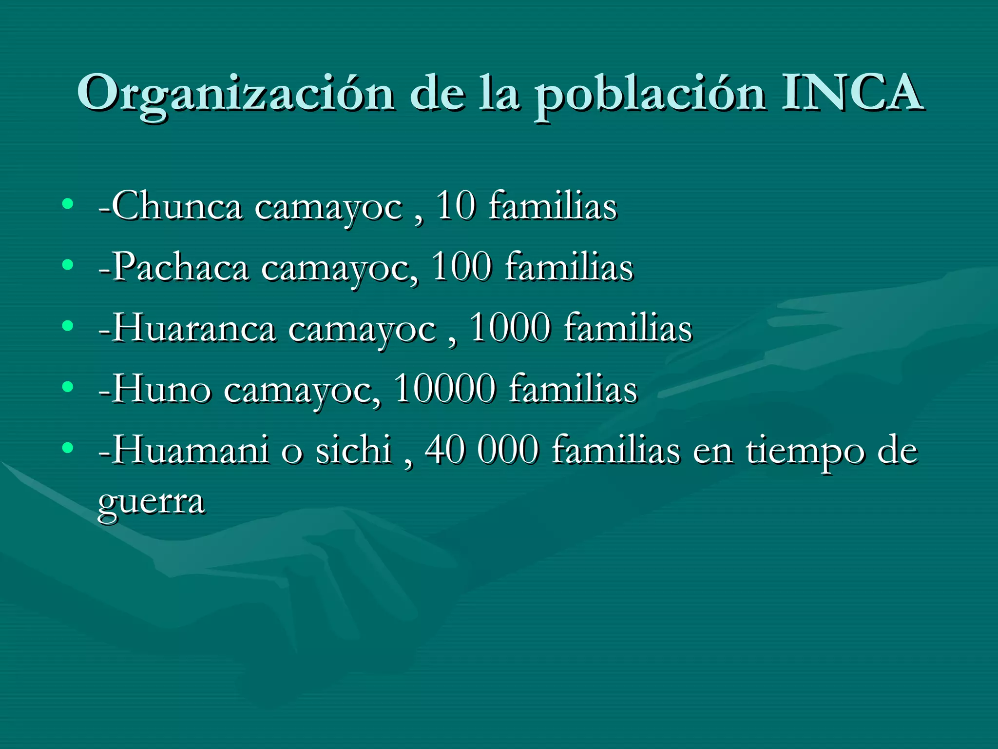 AdministracióN Y Ejercito Inca | PPT