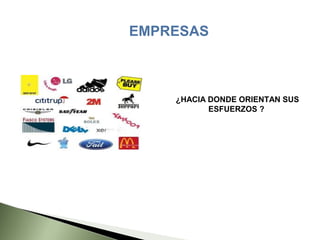 EMPRESAS



    ¿HACIA DONDE ORIENTAN SUS
           ESFUERZOS ?
 