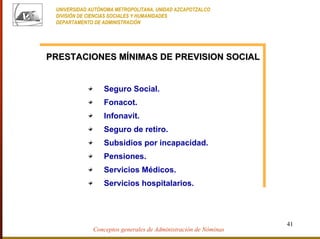 ADMINISTRACION DE NOMINAS